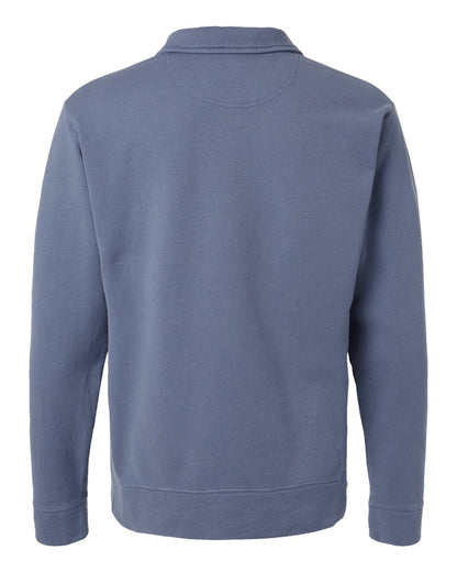 ComfortWash by Hanes Unisex Garment-Dyed Polo Collar Sweatshirt GDH490 #color_Saltwater