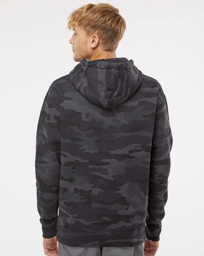 Independent Trading Co. Heavyweight Hooded Sweatshirt IND4000 #colormdl_Black Camo