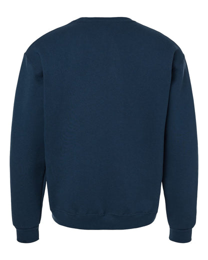 JERZEES Unisex Rugged Crewneck Sweatshirt C12MR #color_Washed Navy