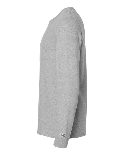 Russell Athletic Unisex Combed Ringspun Long Sleeve T-Shirt 600LRUS #color_Athletic Heather