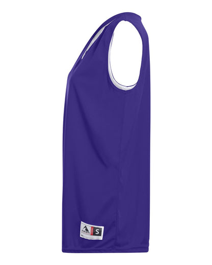 Augusta Sportswear Women's Reversible Wicking Tank Top 147 #color_Purple/ White