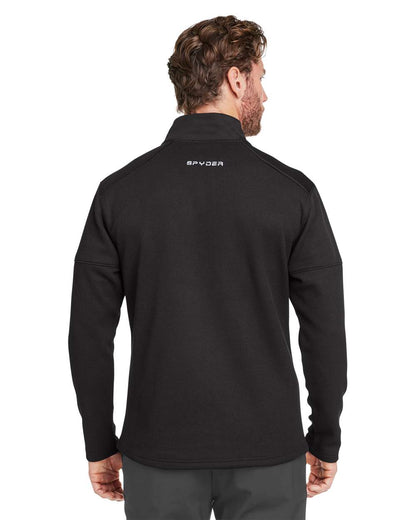 Spyder Men's Constant Canyon Quarter-Zip Pullover S18068 #colormdl_Black