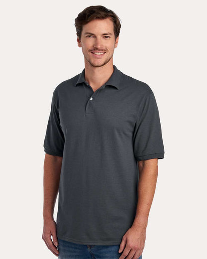 JERZEES Men's Dri-Power® Polo 437R #colormdl_Charcoal Grey