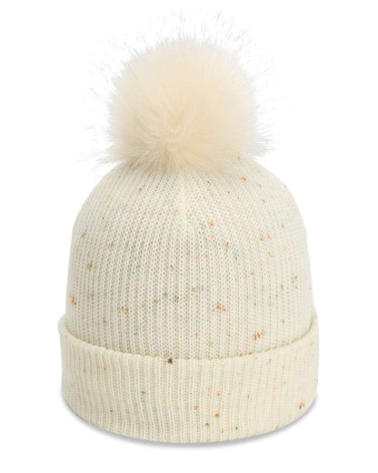 Imperial The Montage Pom Cuffed Beanie 6014 #color_Putty