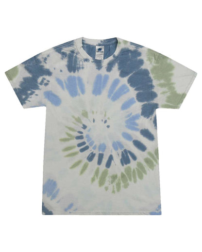 Colortone Youth Multi-Color Tie-Dyed T-Shirt 1000Y #color_Grand Canyon