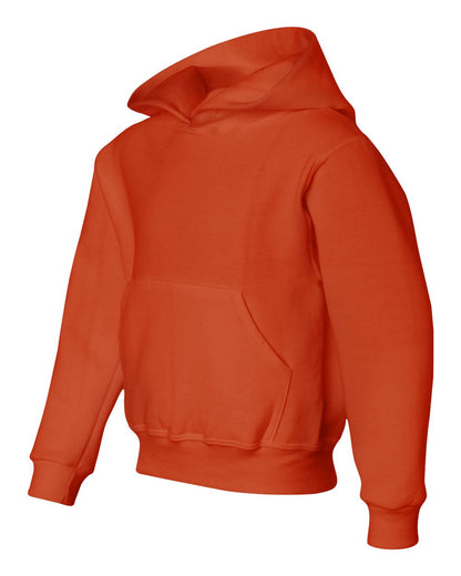 JERZEES Youth NuBlend® Hooded Sweatshirt 996YR #color_Burnt Orange