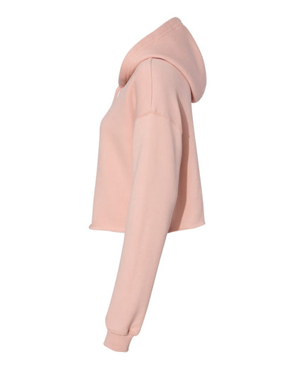 BELLA + CANVAS Women's Crop Fleece Hoodie 7502 #color_Peach