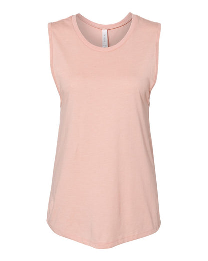 BELLA + CANVAS Women's Jersey Muscle Tank 6003 #color_Heather Peach