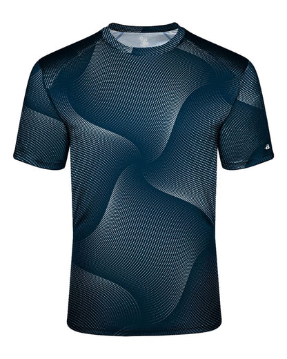 Badger Youth Warp T-Shirt 2213 #color_Navy