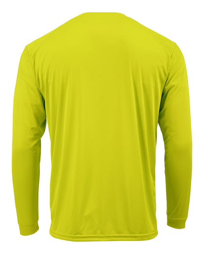 Paragon Youth Long Islander Performance Long Sleeve T-Shirt 218Y #color_Safety Green