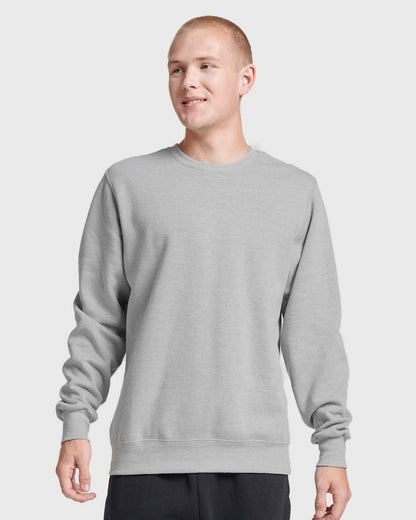 JERZEES Unisex Eco™ Premium Blend Ring-Spun Crewneck Sweatshirt 701MR #colormdl_Frost Grey Heather