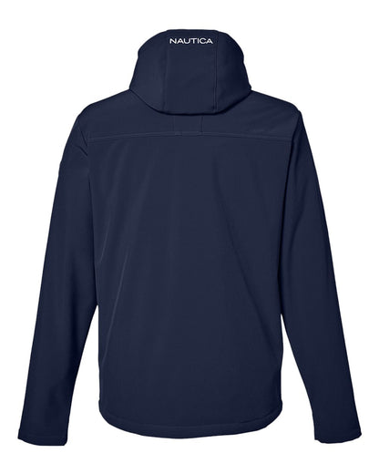 Nautica Men's Wavestorm Hooded Soft Shell Jacket N17789 #color_Navy