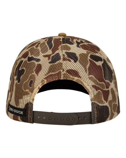 DRI DUCK Ridgewood Cap 3054 #color_Saddle/ Duck Camo