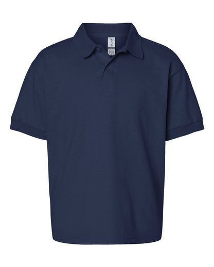 Gildan Youth DryBlend® Jersey Polo 8800B #color_Navy