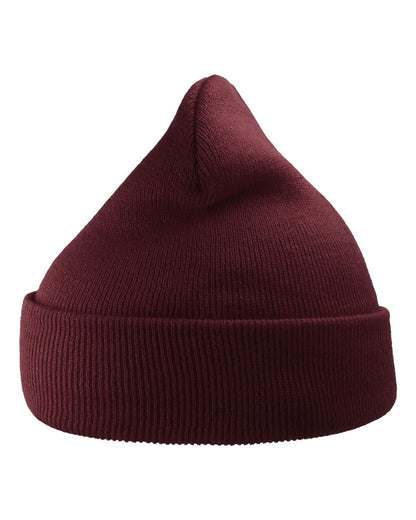 Atlantis Headwear Sustainable 12" Knit WIND #color_Burgundy