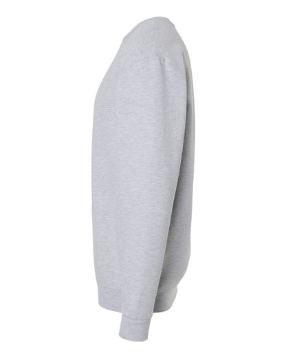 Independent Trading Co. Heavyweight Crewneck Sweatshirt IND3000 #color_Grey Heather