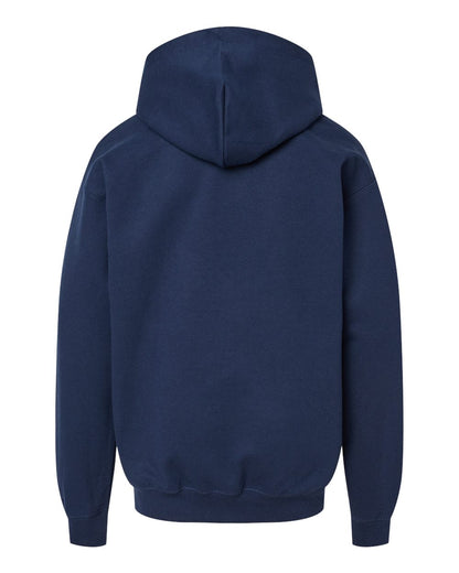Gildan Youth Softstyle® Midweight Hooded Sweatshirt SF500B #color_Navy