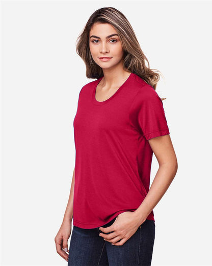 CORE365 Women's Fusion ChromaSoft™ Performance T-Shirt CE111W #colormdl_Classic Red