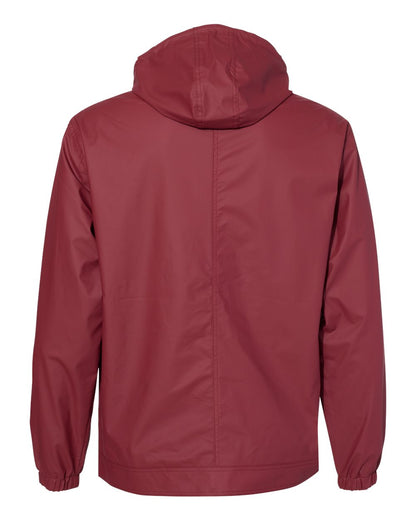 Weatherproof Unisex Vintage Hooded Rain Jacket 193910 #color_Biking Red