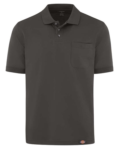 Dickies Performance Short Sleeve Work Shirt With Pocket LS44 #color_Dark Charcoal