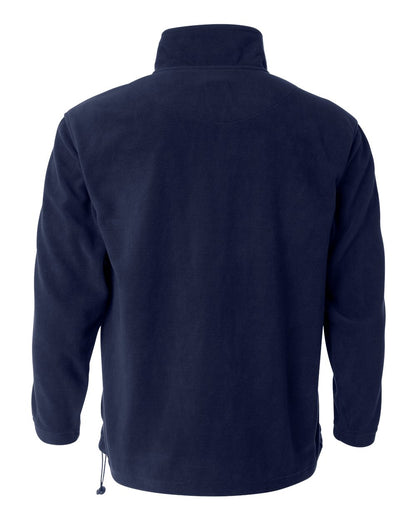 Sierra Pacific Men's Microfleece Quarter-Zip Pullover 3351 #color_Nantucket Navy