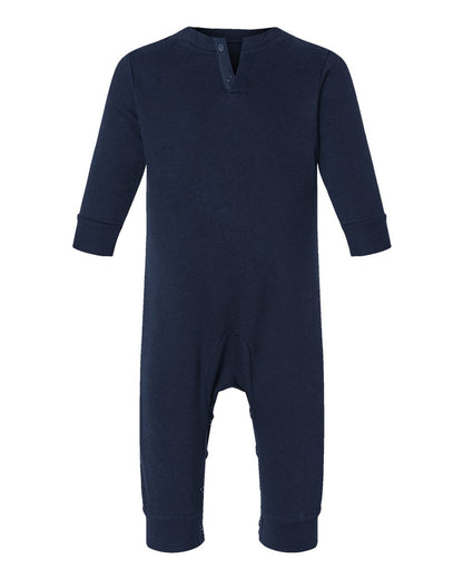 Rabbit Skins Infant Fleece One-Piece 4447 #color_Navy