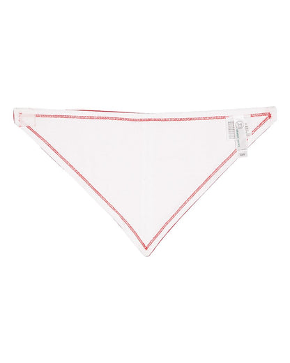 Rabbit Skins Infant Premium Jersey Bandana Bib 1012 #color_Red/ White