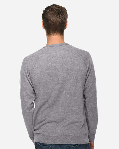 Lane Seven Unisex French Terry Crewneck Sweatshirt LS13004 #colormdl_Heather Graphite