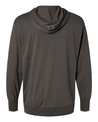 Kastlfel Unisex RecycledSoft™ Hooded Long Sleeve T-Shirt 4022 #color_Carbon