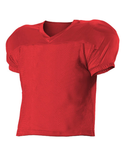 Alleson Athletic Practice Mesh Football Jersey 712 #color_Red