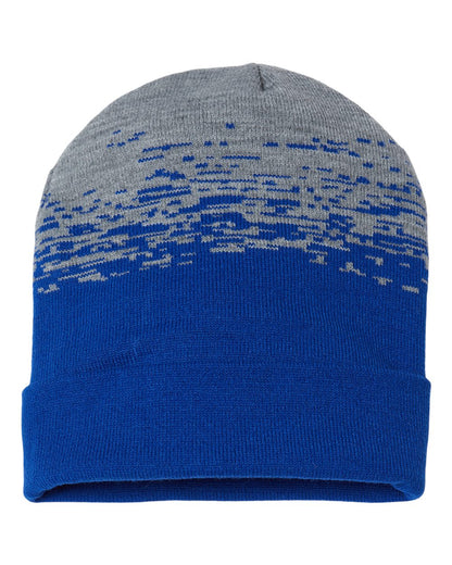 CAP AMERICA USA-Made Static Cuffed Beanie RKS12 #color_True Royal/ Heather