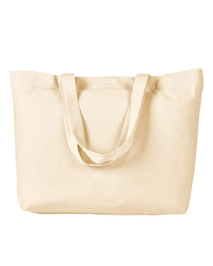 BAGedge Cotton Twill Horizontal Shopper BE102 #color_Natural