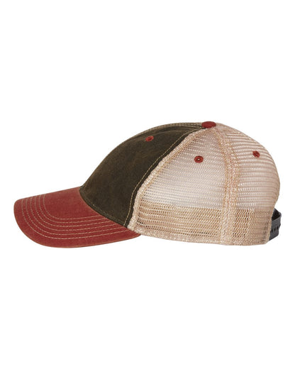 LEGACY Old Favorite Trucker Cap OFA #color_Black/ Cardinal/ Khaki