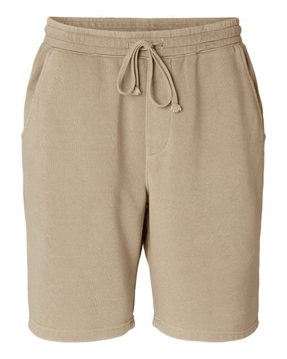 Independent Trading Co. Unisex Pigment-Dyed Fleece Shorts PRM50STPD #color_Pigment Sandstone