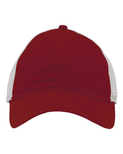 Sportsman Mesh Dad Hat Fit SP1750 #color_Cardinal/ Stone