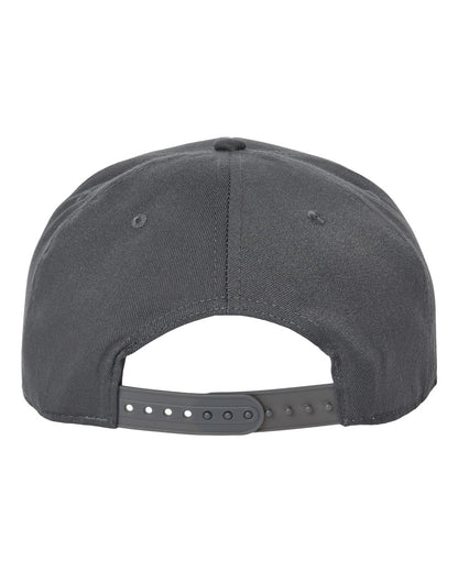 Atlantis Headwear Sustainable Flat Bill Cap JAMES #color_Dark Grey