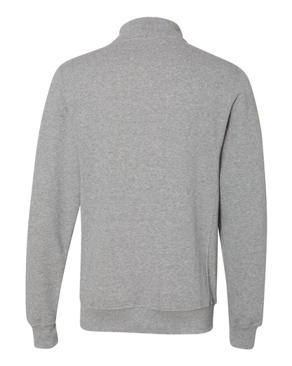 Russell Athletic Unisex Dri Power® Quarter-Zip Cadet Collar Sweatshirt 1Z4HBM #color_Oxford
