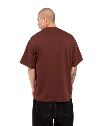 Shaka Wear Men's Tall Max Heavyweight T-Shirt SHMHSST #colormdl_Brown