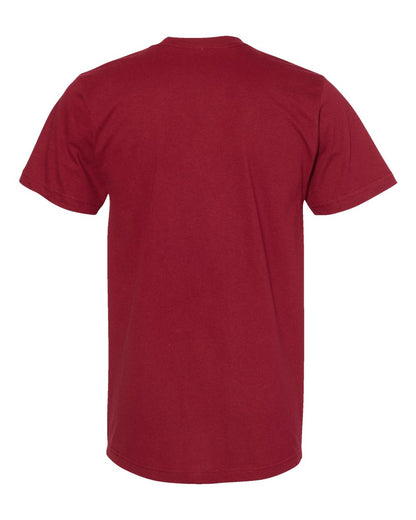American Apparel Unisex Fine Jersey Tee 2001 #color_Cardinal