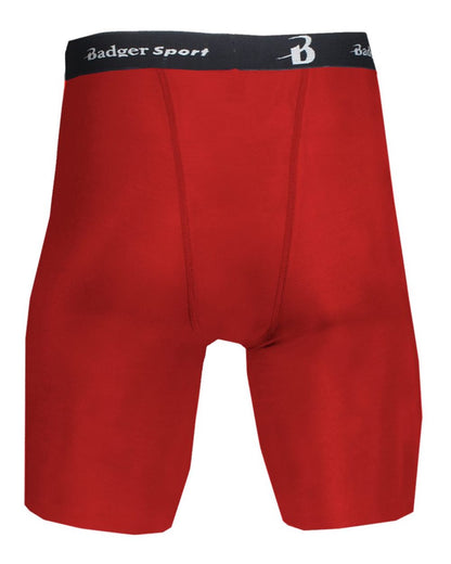 Badger Pro-Compression Shorts 4607 #color_Red