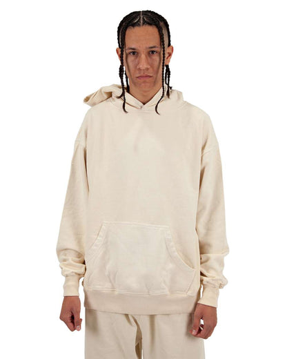 Shaka Wear Men's Los Angeles Garment-Dyed Hooded Sweatshirt SHGDH #colormdl_Cream