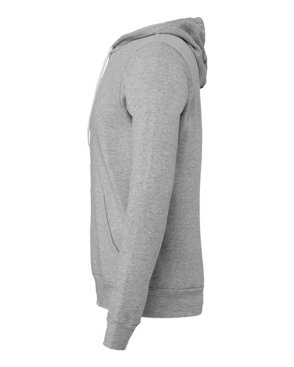 BELLA + CANVAS Unisex Sponge Fleece Hoodie Sweatshirt 3719 #color_Athletic Heather