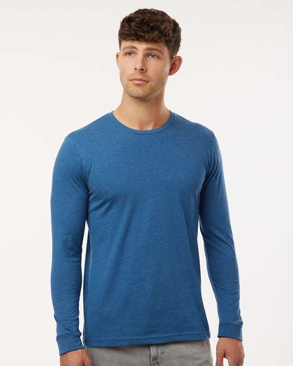 Next Level Unisex CVC Long Sleeve T-Shirt 6211 #colormdl_Heather Cool Blue