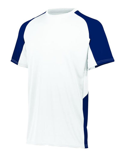 Augusta Sportswear Youth Cutter Jersey 1518 #color_White/ Navy