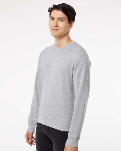 J. America Unisex Triblend Fleece Crewneck Sweatshirt 8870 #colormdl_Grey Triblend
