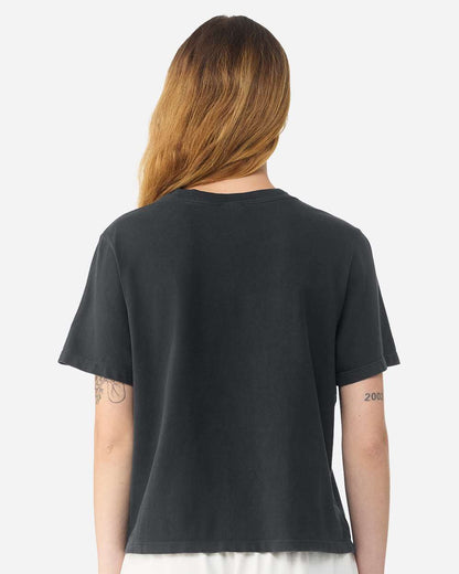 BELLA + CANVAS Women's Garment-Dyed Tee 6110GD #colormdl_Washed Black