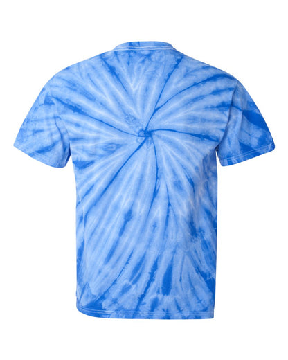 Dyenomite Cyclone Pinwheel Tie-Dyed T-Shirt 200CY #color_Royal