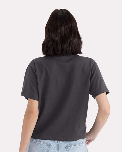 Next Level Women's Heavyweight Boxy T-Shirt 7610 #colormdl_Graphite Black