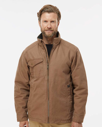 DRI DUCK Endeavor Canyon Cloth™ Canvas Jacket with Sherpa Lining 5037 #colormdl_Field Khaki