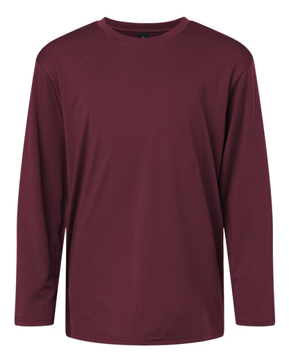 AllPro Youth Pro-Lock Performance Long Sleeve T-Shirt 48400Y #color_Maroon